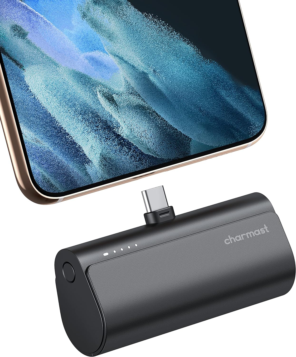 Charmast Mini Power Bank USB C 5000mAh,20W PD 18W QC USB C Battery Pack Quick Charge Portable Charger Compatible with USB C Phones Samsung Huawei,Pixel,LG,HTC,Moto,OnePlus,Xiaomi and More