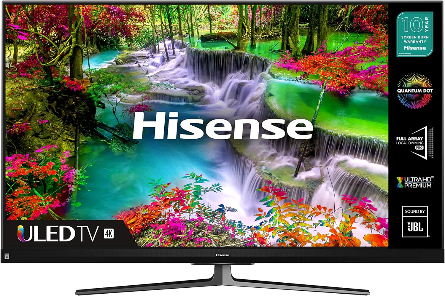 HISENSE 65U8QFTUK Quantum Series 1000-nit 65-inch 4K UHD HDR Smart TV with Freeview play, and Alexa Built-in (2020 series), Operating System VIDAA         Import  Single ASIN  Import  Multiple ASIN    ×Product customization        General   Description.