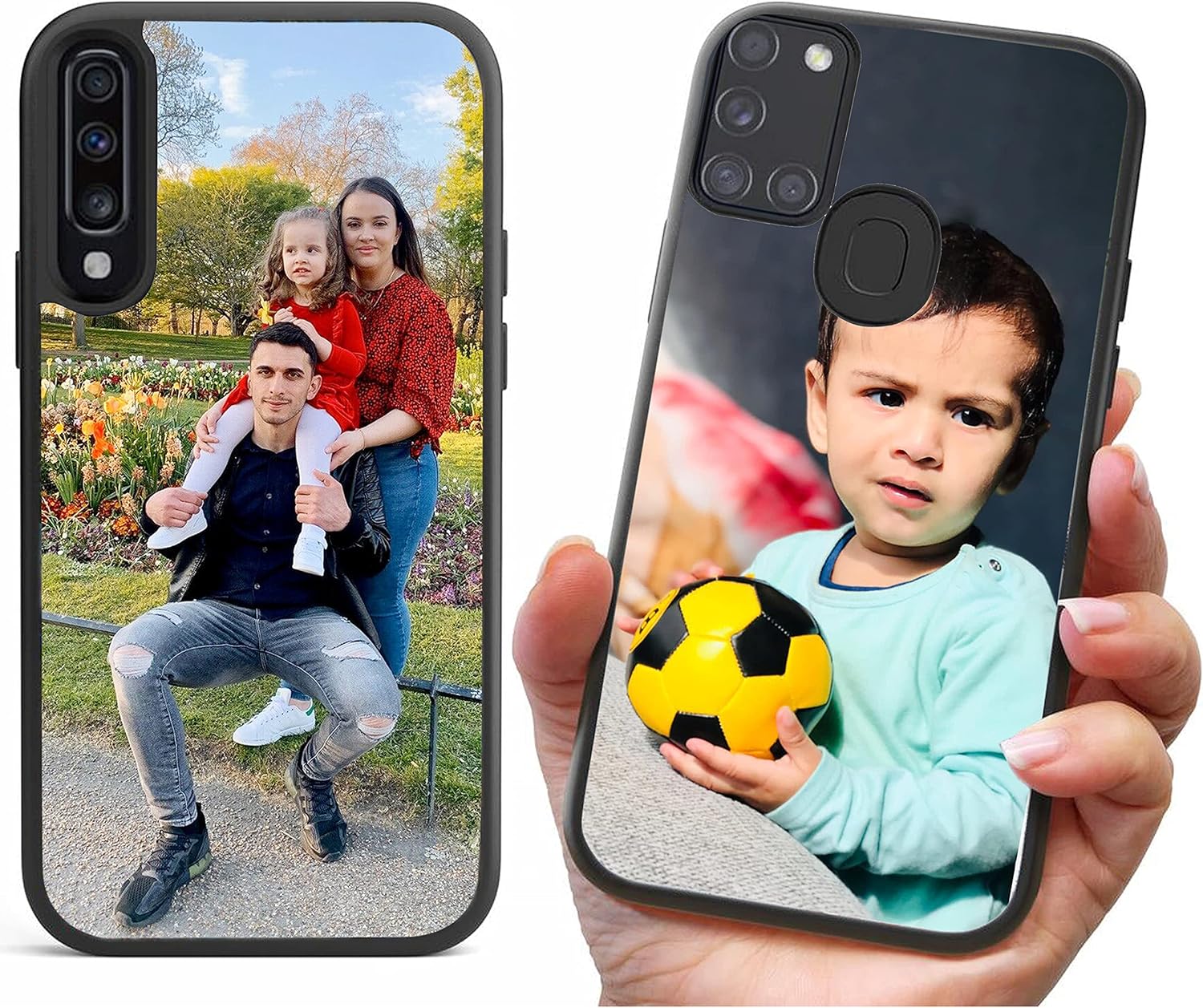 Personalised Phone Case For Samsung Galaxy A20E, Personalised Image/Picture/Photo Custom Design PC + Shockproof TPU Bumper back Phone Case for Samsung A20E (Galaxy A20e).