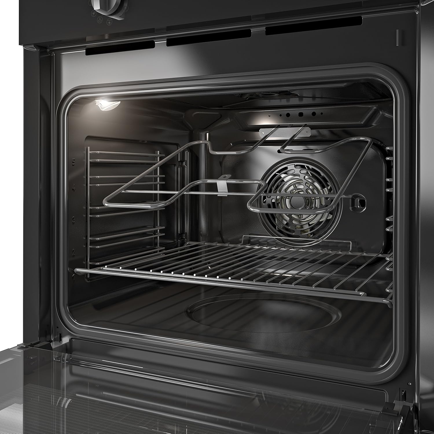 Indesit Aria Electric Fan Assisted Single Oven - Black.