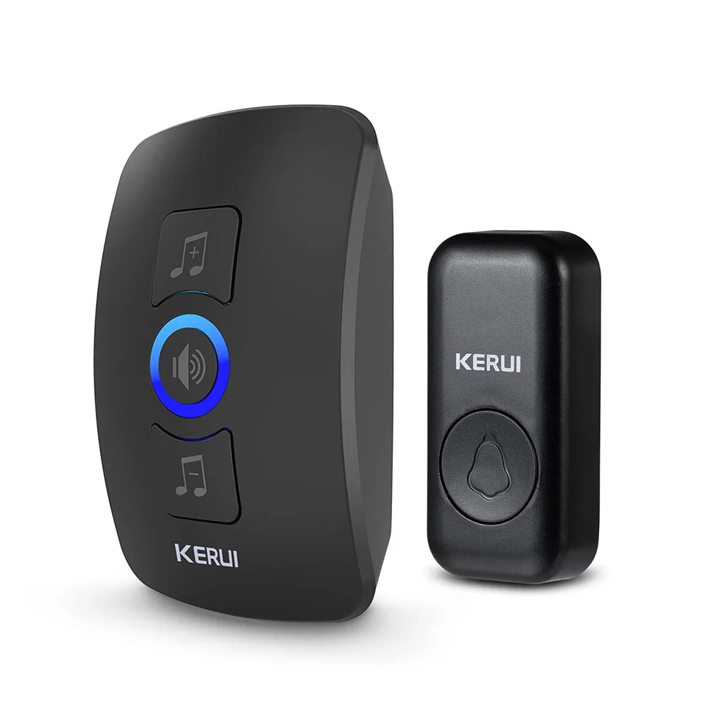 KERUI M525 Outdoor Wireless Doorbell Waterproof Smart Home Door Bell Chime Kit LED Flash Security Alarm Welcome House Melodies