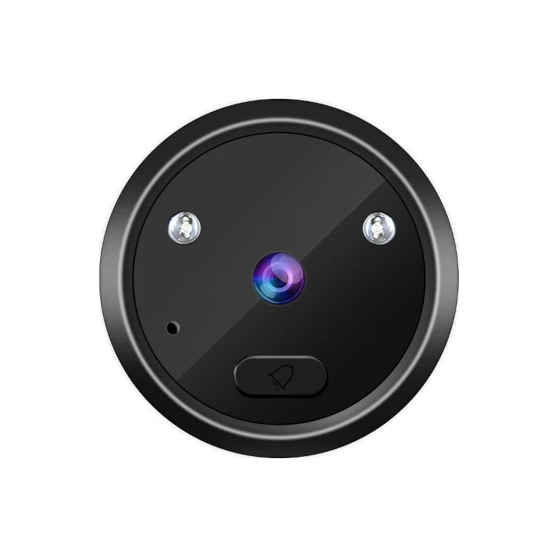 Escam Video Peephole Doorbell Camera Video-eye Auto Record Electronic Ring Night View Digital Door Viewer Entry Home Security