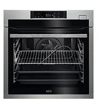 AEG 6000 Steam Oven BPS555060M, Built In Electric Single Oven, 71L Capacity, Pyrolytic Self Clean, Multilevel Cooking, Antifingerprint Coating, LED Display, Child lock, Stainless Steel - Amazing Gadgets Outlet