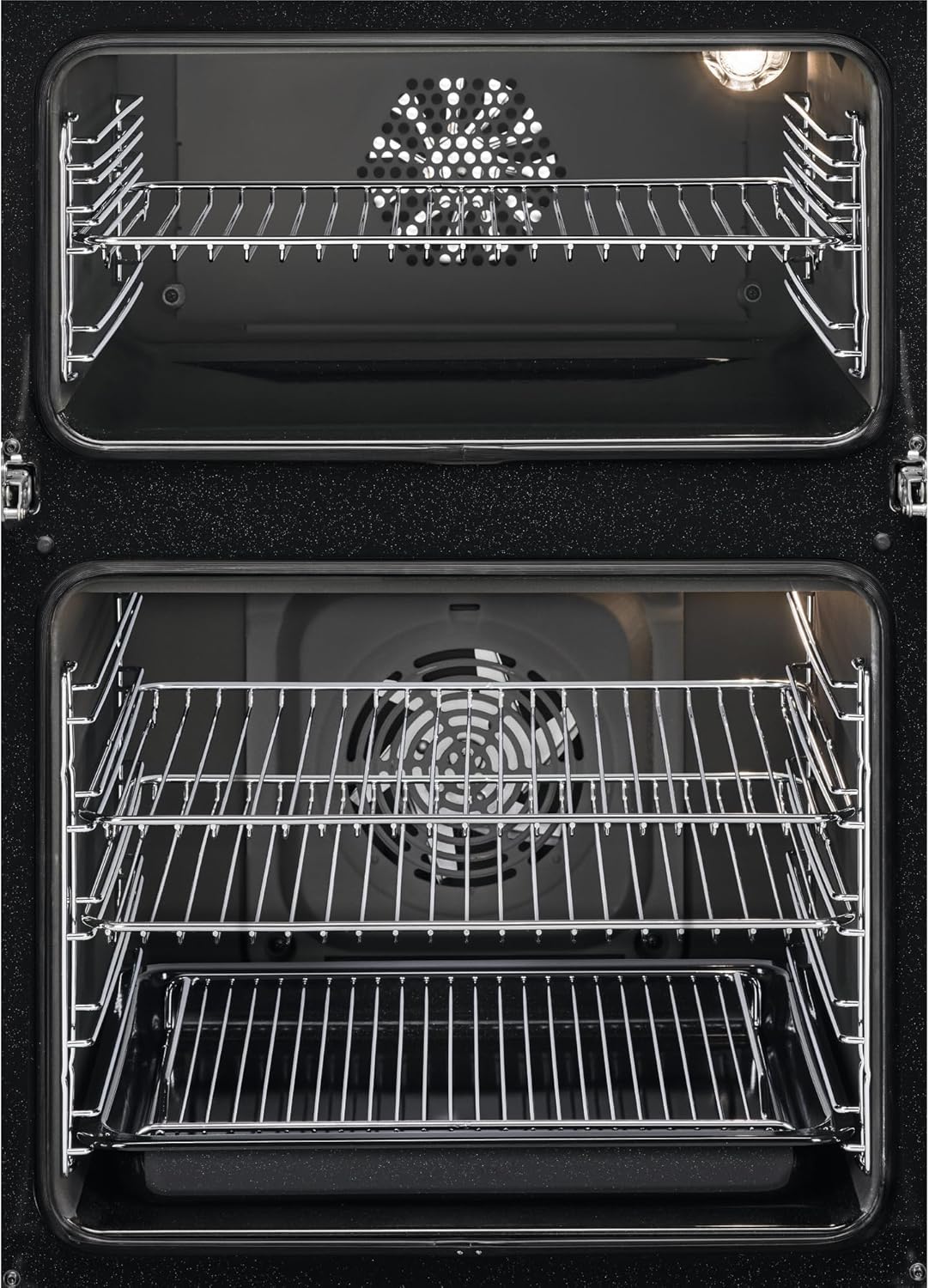 AEG 6000 SurroundCook Built - In Double Oven DCE731110M, 61L Capacity, 875x560x550 mm, Multilevel Cooking, Antifingerprint Coating, Catalytic Cleaning, LCD Display, Stainless Steel - Amazing Gadgets Outlet