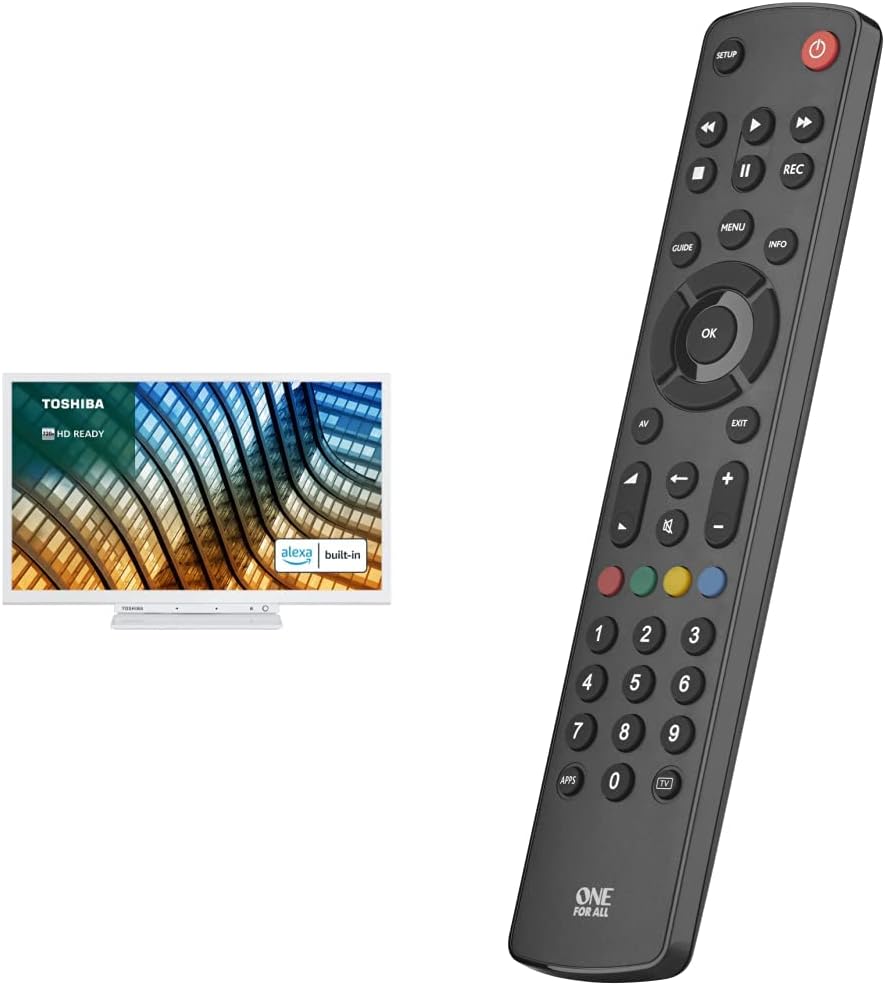 [Amazon Exclusive] Toshiba 24WK3C64DB 24 - Inch 720P Smart TV White - Amazing Gadgets Outlet
