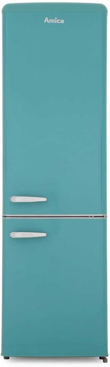 Amica FKR29653DEB 55 Centimeter Duck Egg Blue 60/40 Retro Freestanding Fridge Freezer   Import  Single ASIN  Import  Multiple ASIN ×Product customization General Description Gallery Reviews Variations Additional details Product Tags - Amazing Gadgets Outlet