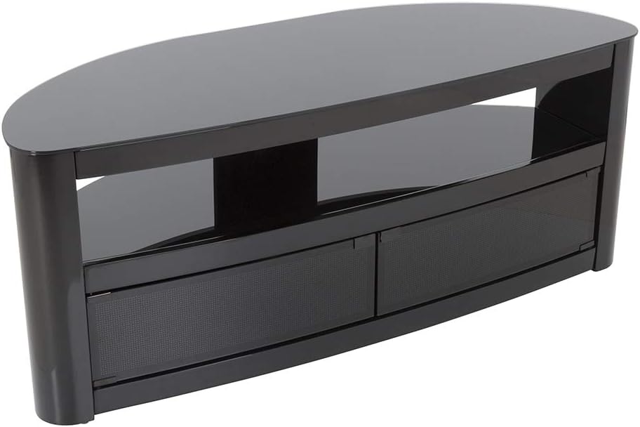 AVF Burghley Affinity Curved TV Stand 1250 Piano Black/Black Glass   Import  Single ASIN  Import  Multiple ASIN ×Product customization General Description Gallery Reviews Variations Additional details Product Tags AMAZON VERIFIC - Amazing Gadgets Outlet