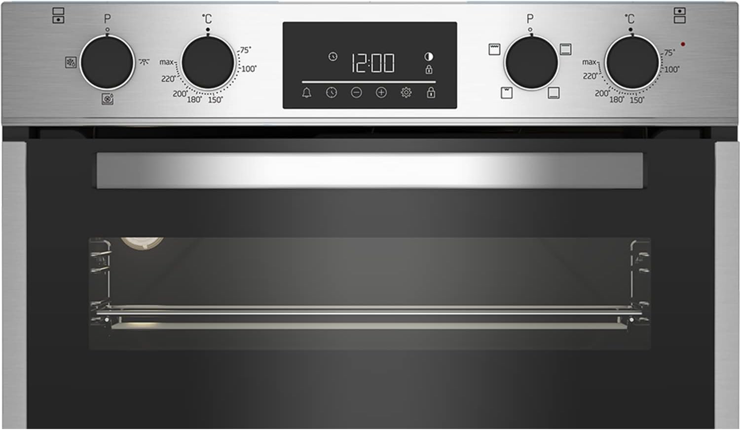 Beko Electric Built Under Double Oven - Stainless Steel - Amazing Gadgets Outlet