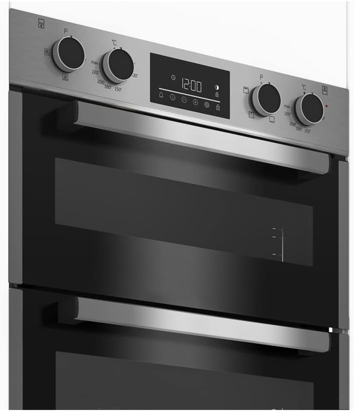 Beko Electric Built Under Double Oven - Stainless Steel - Amazing Gadgets Outlet