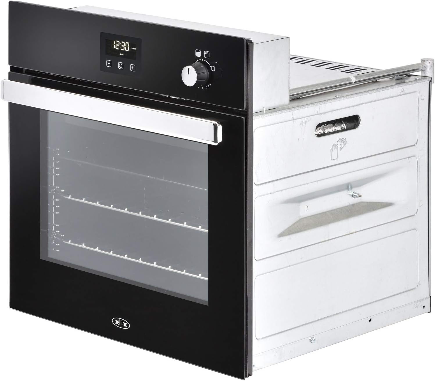 Belling BI602G 69L Built - in Single Gas Oven - Black - Amazing Gadgets Outlet