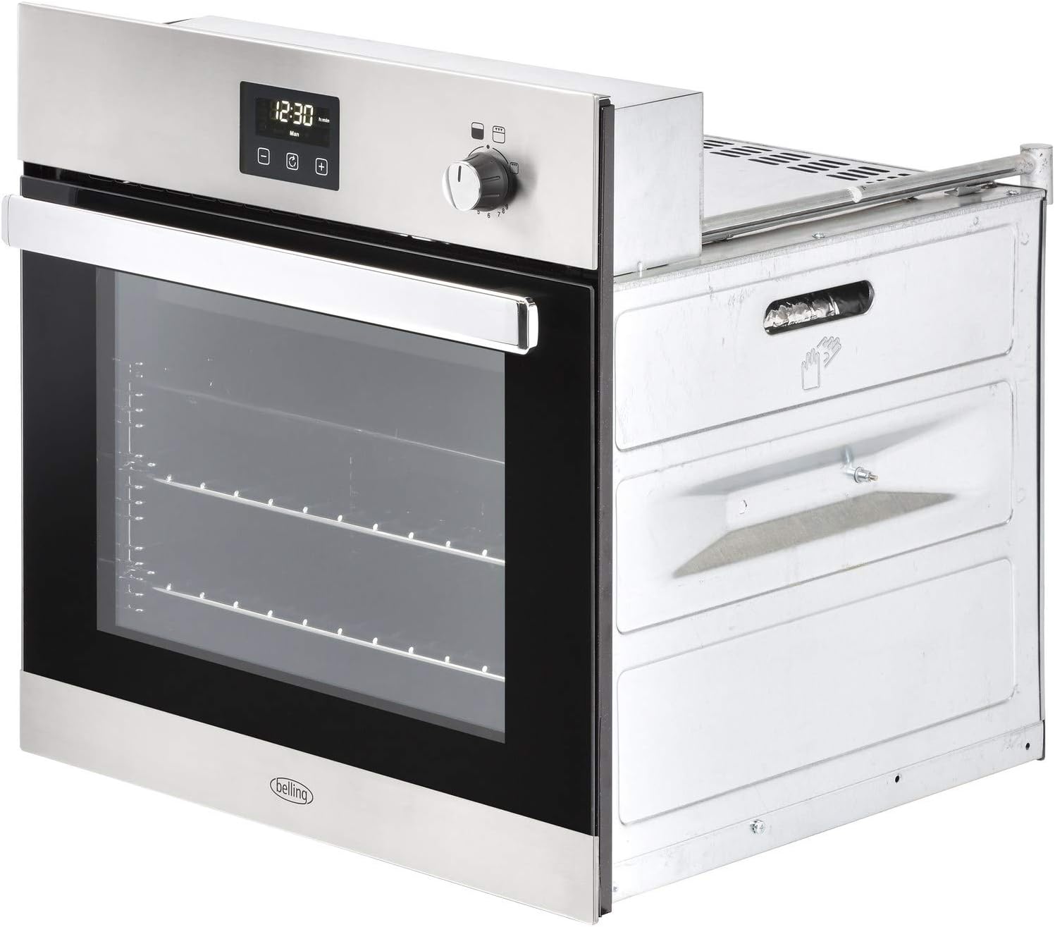 Belling BI602G 69L Built - in Single Gas Oven - Stainless Steel - Amazing Gadgets Outlet