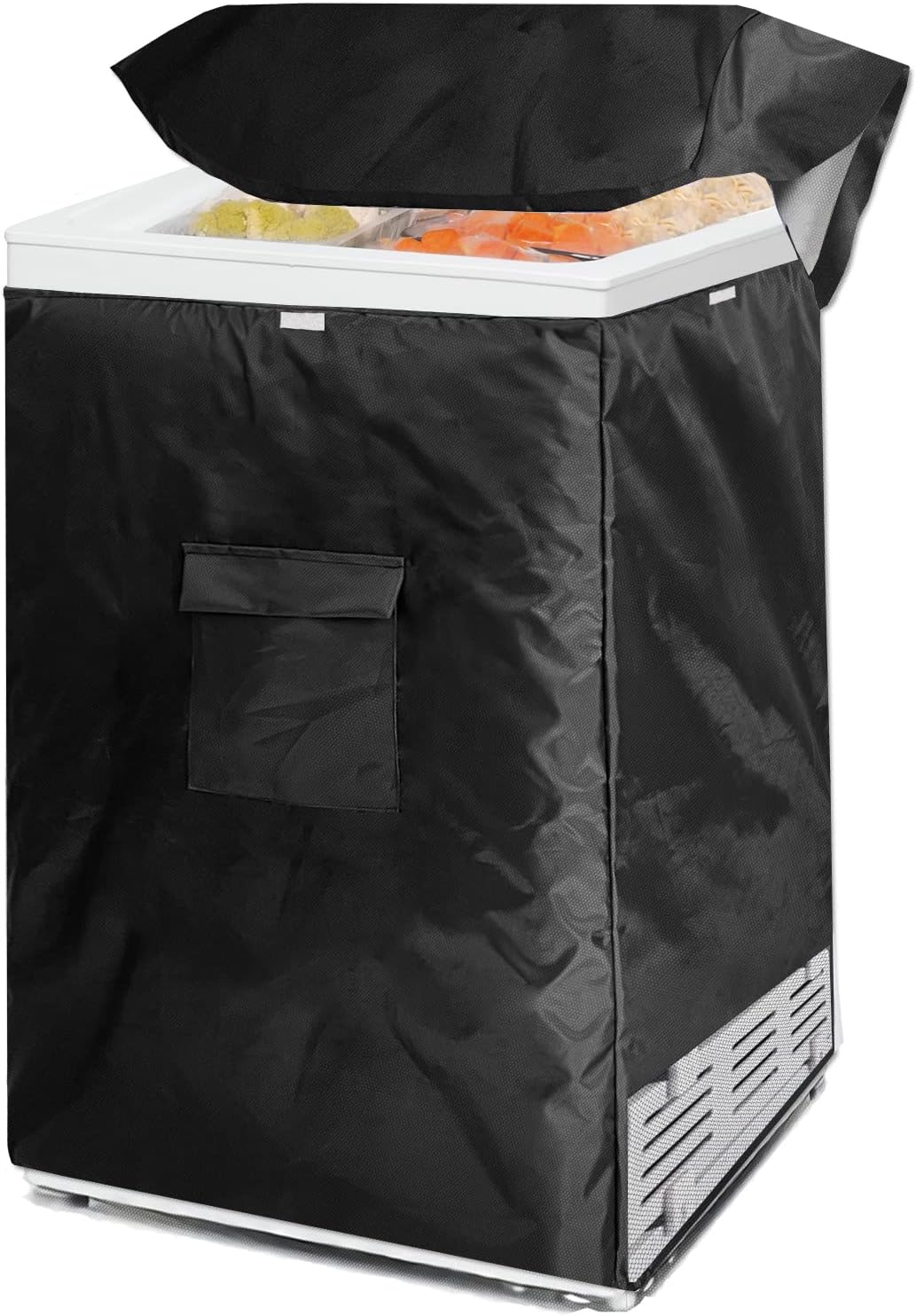 Bitubi Chest Freezer Cover– Waterproof, Dustproof, Sun - Proof, L38”W23”H34” Suitable for most 7.0 Cubic Compact Deep Freezer on market (Black)   Import  Single ASIN  Import  Multiple ASIN ×Product customization General Description Galle - Amazing Gadgets Outlet