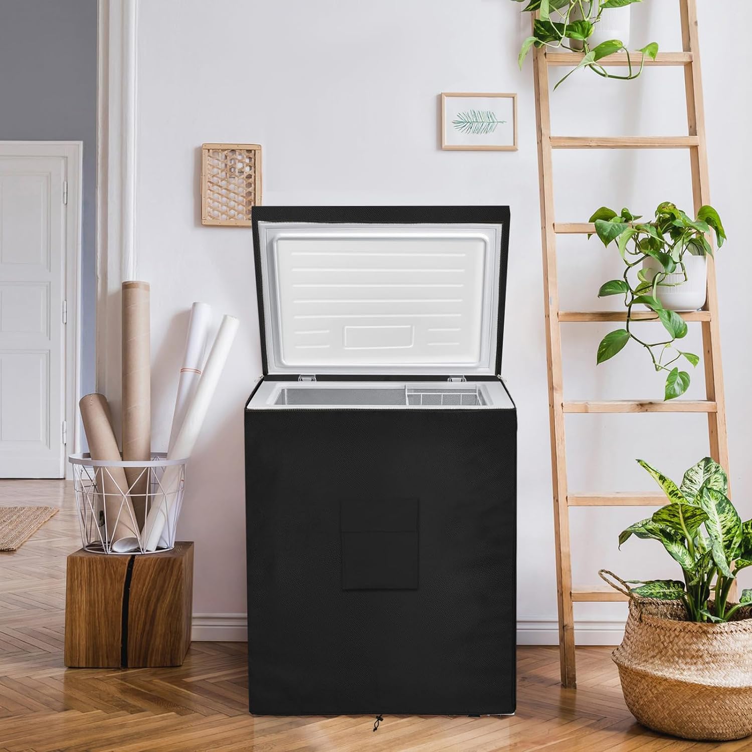 Bitubi Chest Freezer Cover– Waterproof, Dustproof, Sun - Proof, L38”W23”H34” Suitable for most 7.0 Cubic Compact Deep Freezer on market (Black)   Import  Single ASIN  Import  Multiple ASIN ×Product customization General Description Galle - Amazing Gadgets Outlet