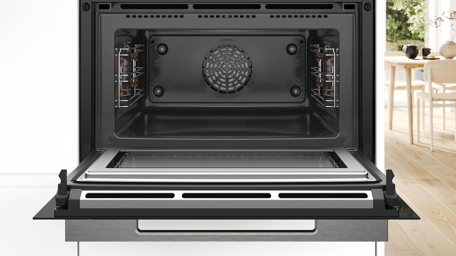 Bosch CMG7761B1B Series 8, Built - in compact oven with microwave function 60 x 45 cm Black - Amazing Gadgets Outlet