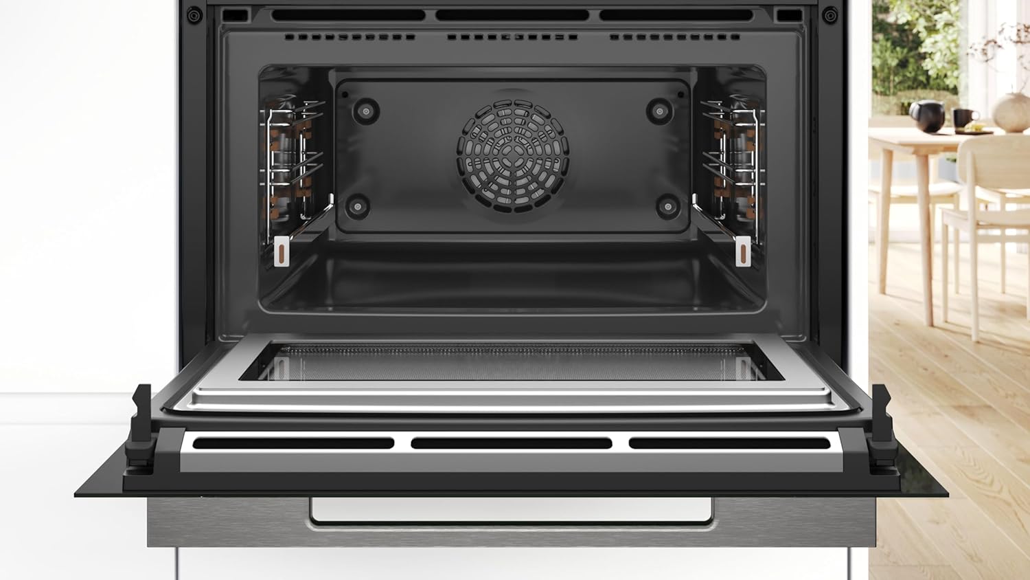 Bosch CMG778NB1 Series 8, Built - in compact oven with microwave function 60 x 45 cm Black - Amazing Gadgets Outlet