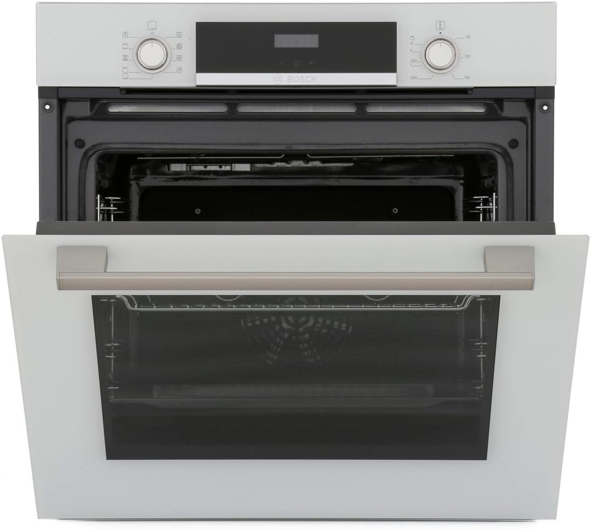 Bosch HBS534BW0B Serie 4 Built - in Oven with EcoClean Direct, Cleaning Assistance, 3D Hotair and LED display, 60 x 60 cm, White - Amazing Gadgets Outlet