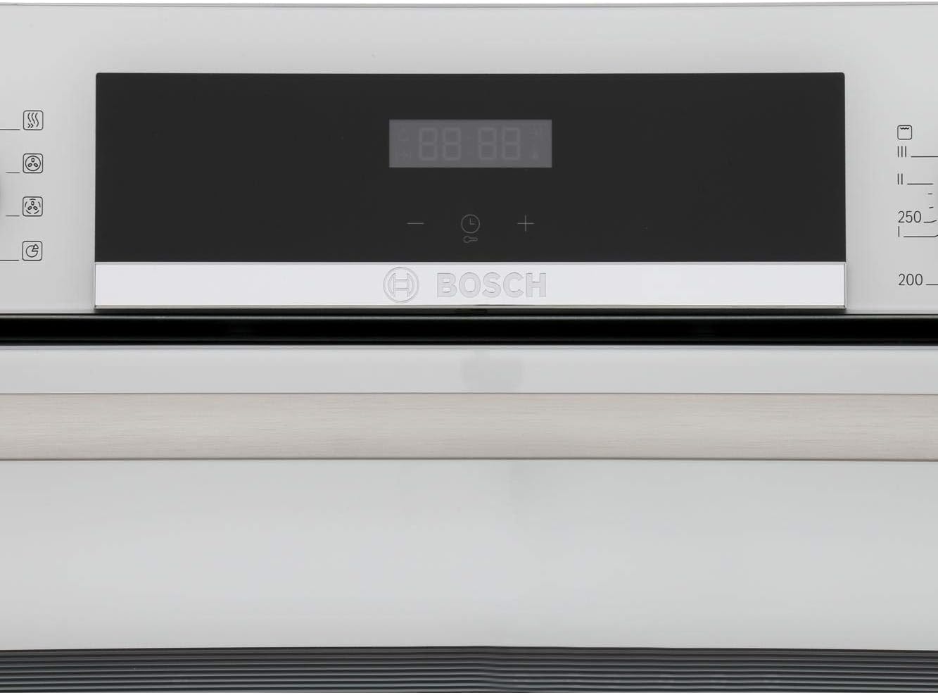 Bosch HBS534BW0B Serie 4 Built - in Oven with EcoClean Direct, Cleaning Assistance, 3D Hotair and LED display, 60 x 60 cm, White - Amazing Gadgets Outlet