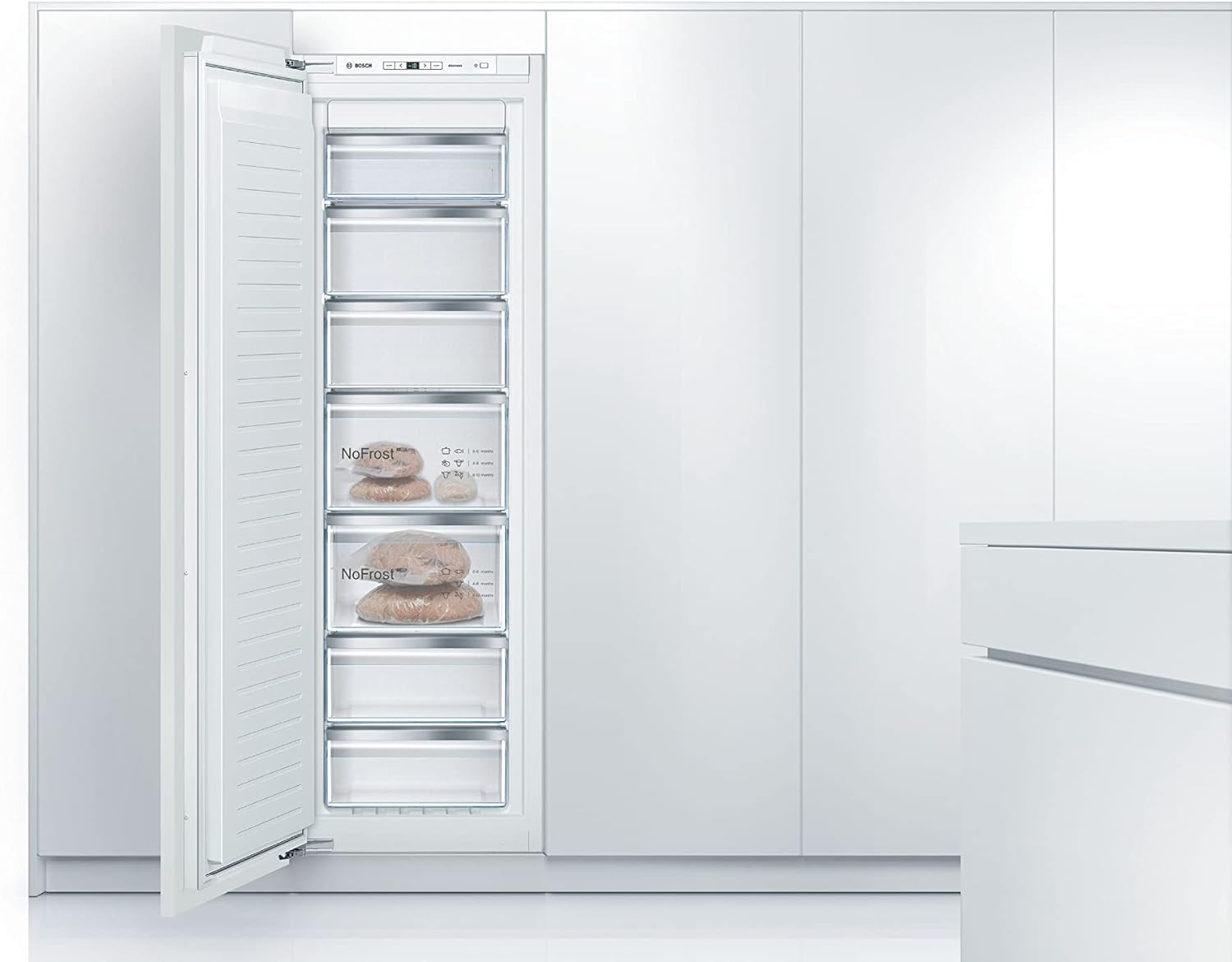 Bosch Home & Kitchen Appliances Bosch GIN81AEF0G Serie 6 Built - in Freezer with NoFrost, VarioZone and Automatic Super Freezing, 177.2 x 55.8 cm   Import  Single ASIN  Import  Multiple ASIN ×Product customization General Description Gal - Amazing Gadgets Outlet