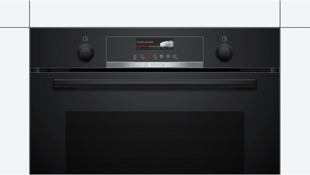 Bosch Series 6 71L Built - in Electric Single Oven With Pyrolytic Cleaning - Black - Amazing Gadgets Outlet