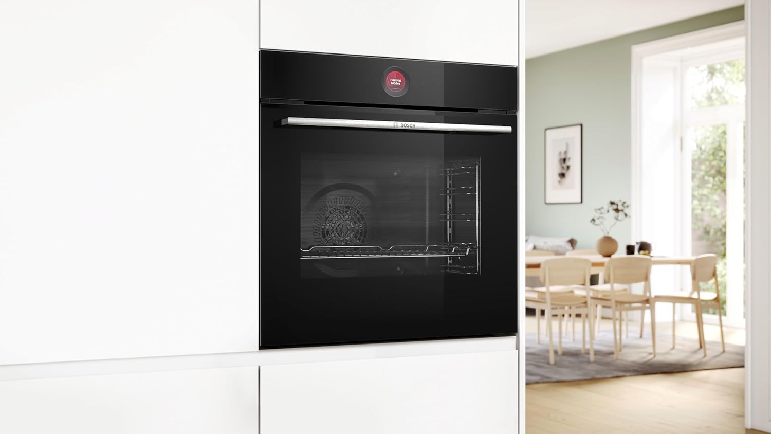 Bosch Series 8 HBG7741B1B, Built - in Single Oven with Digital Control Ring, Pyrolytic Cleaning Oven Assist with Voice Control Hotair - Amazing Gadgets Outlet