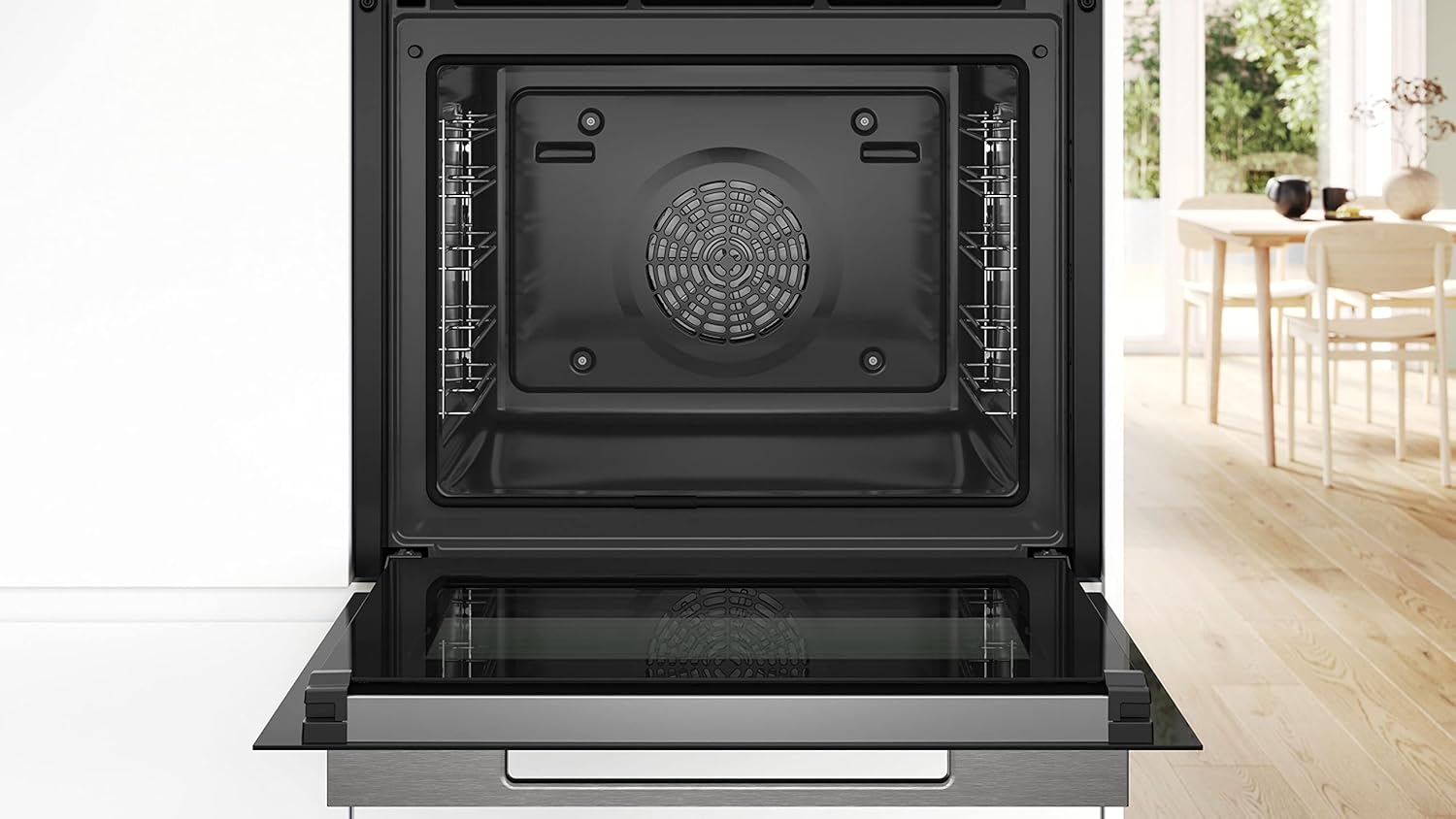 Bosch Series 8 HBG7741B1B, Built - in Single Oven with Digital Control Ring, Pyrolytic Cleaning Oven Assist with Voice Control Hotair - Amazing Gadgets Outlet