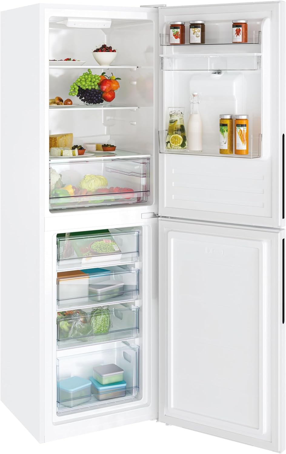 Candy CCT3L517EWWK Low Frost 50/50 Fridge Freezer with Non Plumbed Water Dispenser - White - E Rated   Import  Single ASIN  Import  Multiple ASIN ×Product customization General Description Gallery Reviews Variations Additional details - Amazing Gadgets Outlet