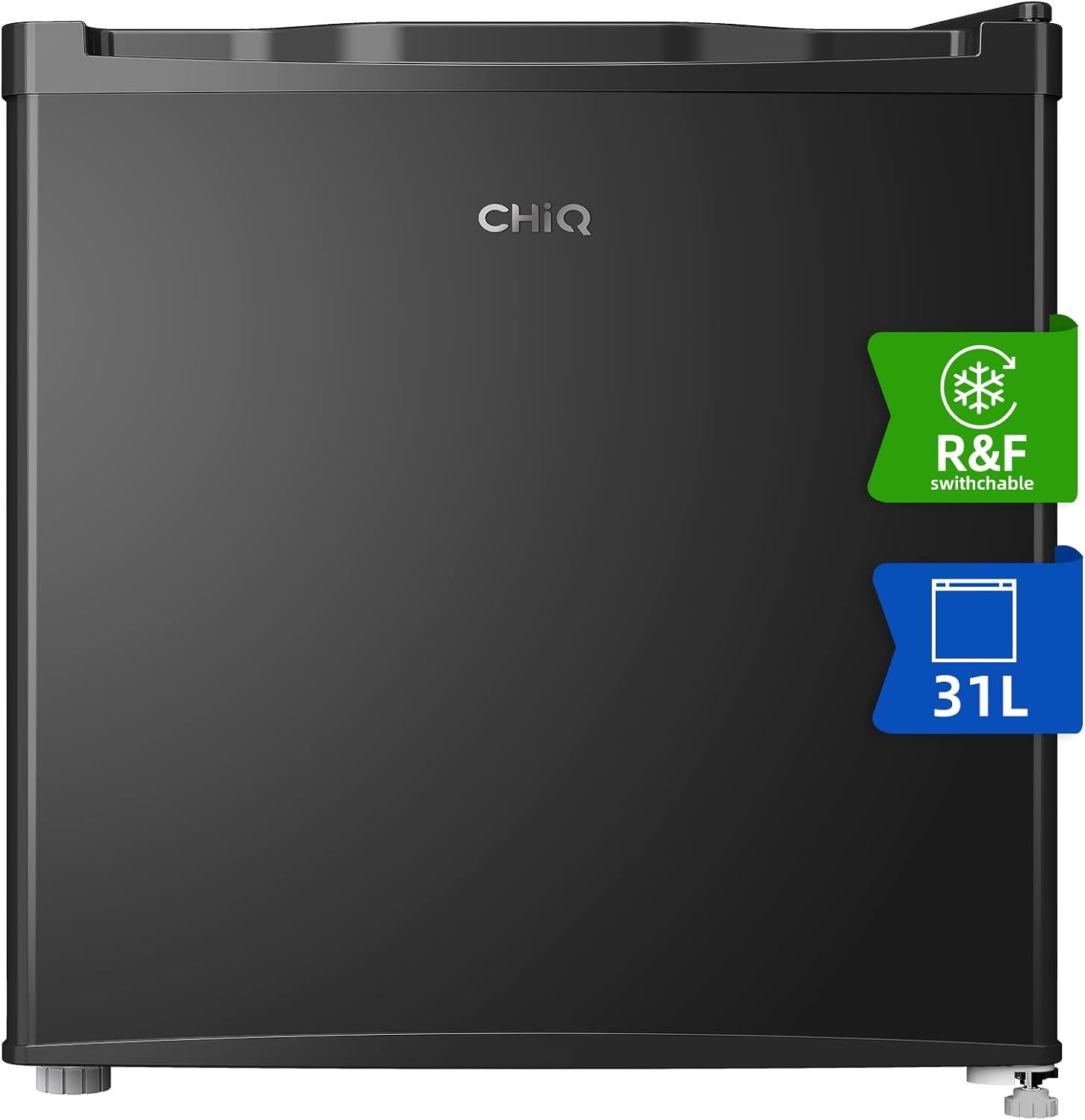 CHiQ CSD90D4DU Upright Freezer 85L, Singe Door mini Freezer, Reversible Door, Undercounter, Adjustable thermostat, Little Freezer for Basement/Home/Student Dorm/Apartment/Office, Black   Import  Single ASIN  Import  Multiple ASIN ×Product customi - Amazing Gadgets Outlet