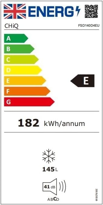 CHiQ FSD140D4EU Upright Freezer, 145L, E, 5 Levels, 12 - Years Free Warranty on The Compressor,H1250 x W540 x D550, Black, 2023 New   Import  Single ASIN  Import  Multiple ASIN ×Product customization General Description Gallery Reviews - Amazing Gadgets Outlet