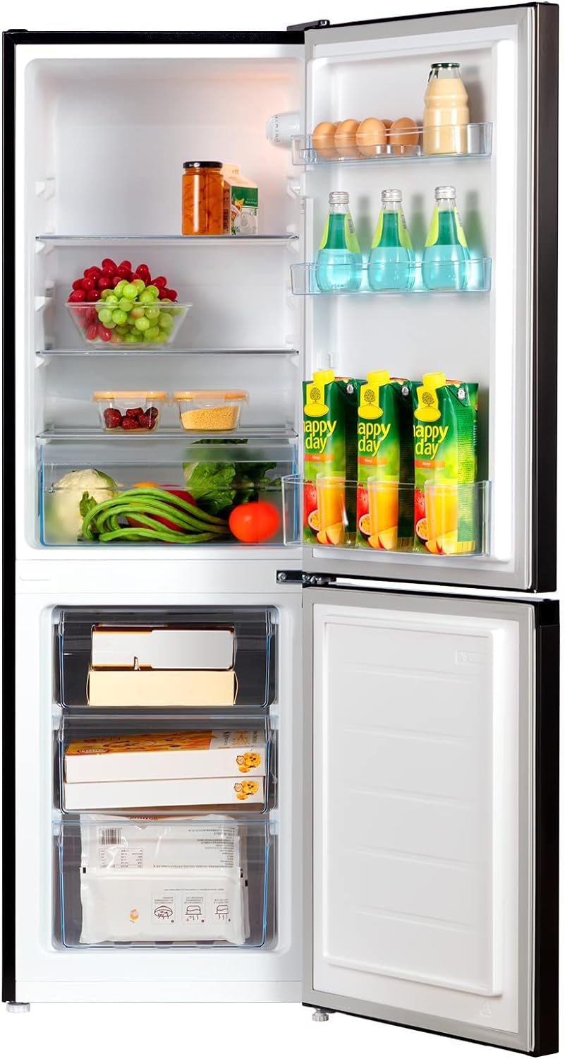 CHiQ Under Counter Fridge Freezer, 86L, 4 Star Freezing, for Dorm, Apartment, Office, 12 - Year Compressor Service, Low noise, Reversible Doors, Dark Inox   Import  Single ASIN  Import  Multiple ASIN ×Product customization General Descript - Amazing Gadgets Outlet