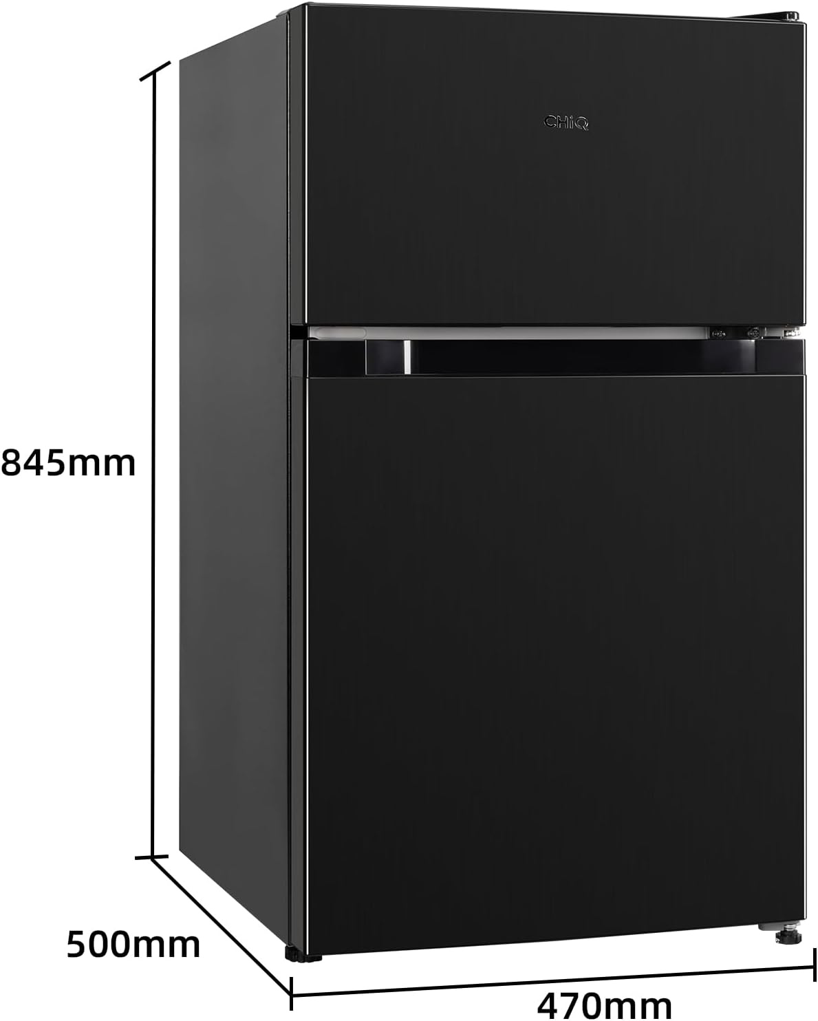 CHiQ Under Counter Fridge Freezer, 86L, 4 Star Freezing, for Dorm, Apartment, Office, 12 - Year Compressor Service, Low noise, Reversible Doors, Dark Inox   Import  Single ASIN  Import  Multiple ASIN ×Product customization General Descript - Amazing Gadgets Outlet