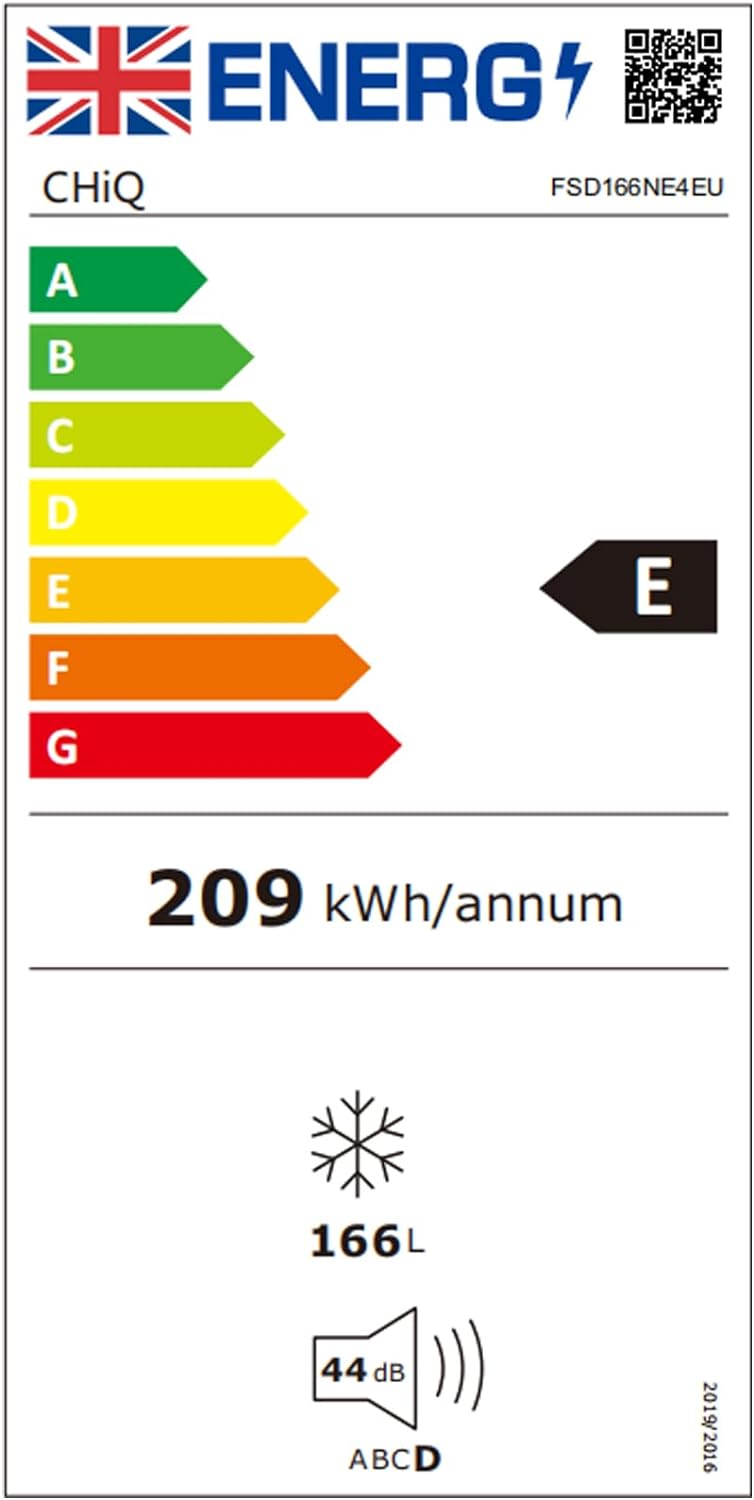 CHiQ Upright Freezer, Frost Free, 166L, 5 Large Drawers, Multi - Air - Flow, Adjustable Thermostat, H1440 x W540 x D641, Reversible Doors, 12 Years Free Warranty on The Compressor, FSD166NE4EU   Import  Single ASIN  Import  Multiple ASIN ×Product cus - Amazing Gadgets Outlet