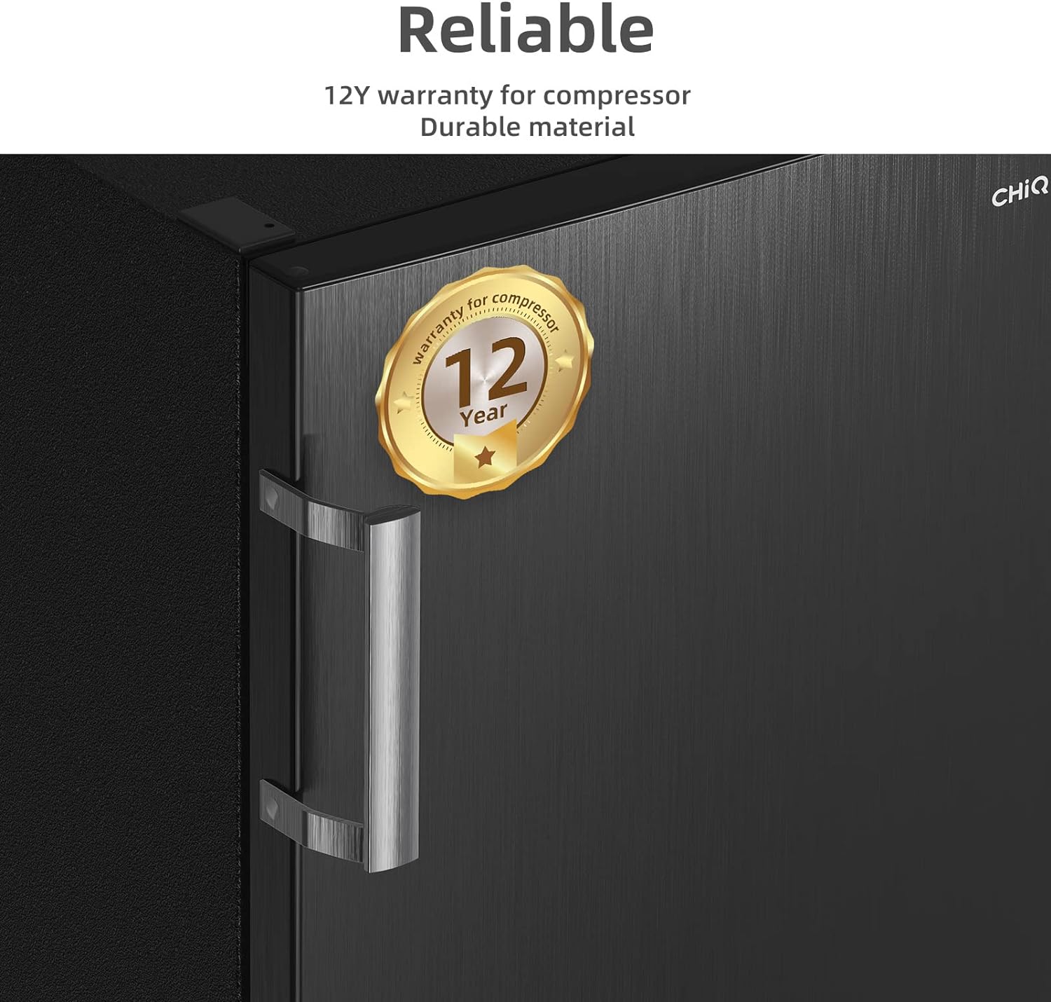 CHiQ Upright Freezer, Frost Free, 166L, 5 Large Drawers, Multi - Air - Flow, Adjustable Thermostat, H1440 x W540 x D641, Reversible Doors, 12 Years Free Warranty on The Compressor, FSD166NE4EU   Import  Single ASIN  Import  Multiple ASIN ×Product cus - Amazing Gadgets Outlet