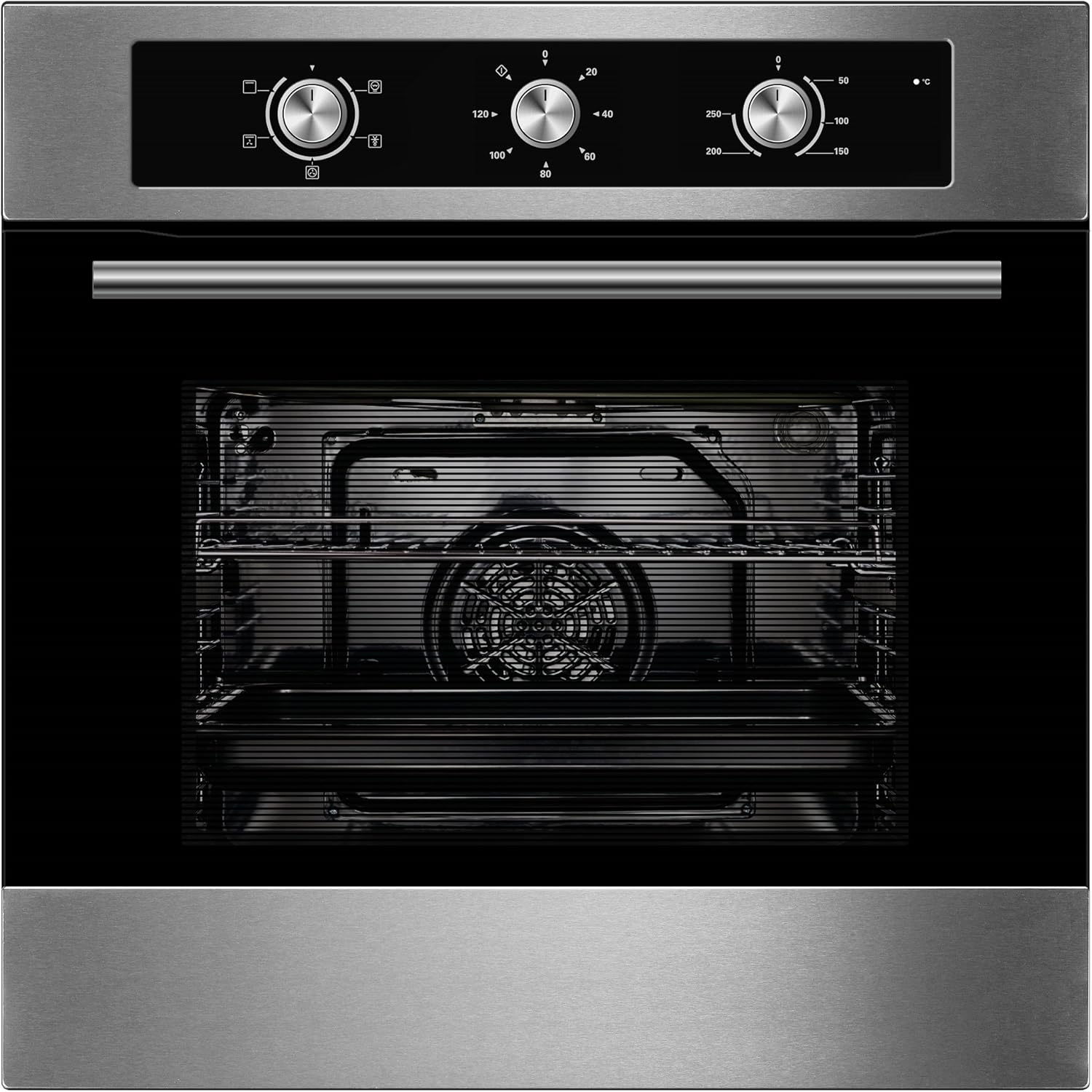 Cookology Built - in Electric Single Fan Oven in Stainless Steel with Minute Minder | COF600SS - Amazing Gadgets Outlet