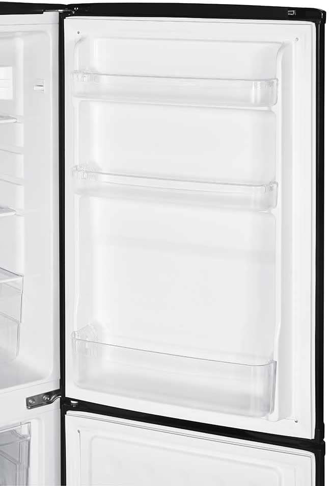 Cookology CFF1425050 Static 142 Litre Freestanding 50/50 Fridge Freezer, Adjustable Temperature Control and Legs, Reversible Doors, Efficient LED Light, 4 Star Freezer Rating - in Black   Import  Single ASIN  Import  Multiple ASIN ×Product custom - Amazing Gadgets Outlet