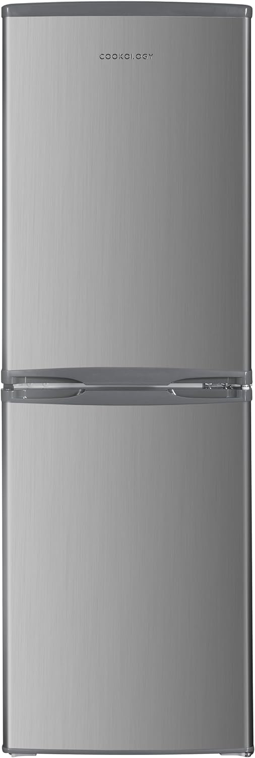 Cookology CFF1425050 Static 142 Litre Freestanding 50/50 Fridge Freezer, Adjustable Temperature Control and Legs, Reversible Doors, Efficient LED Light, 4 Star Freezer Rating - in White   Import  Single ASIN  Import  Multiple ASIN ×Product custom - Amazing Gadgets Outlet