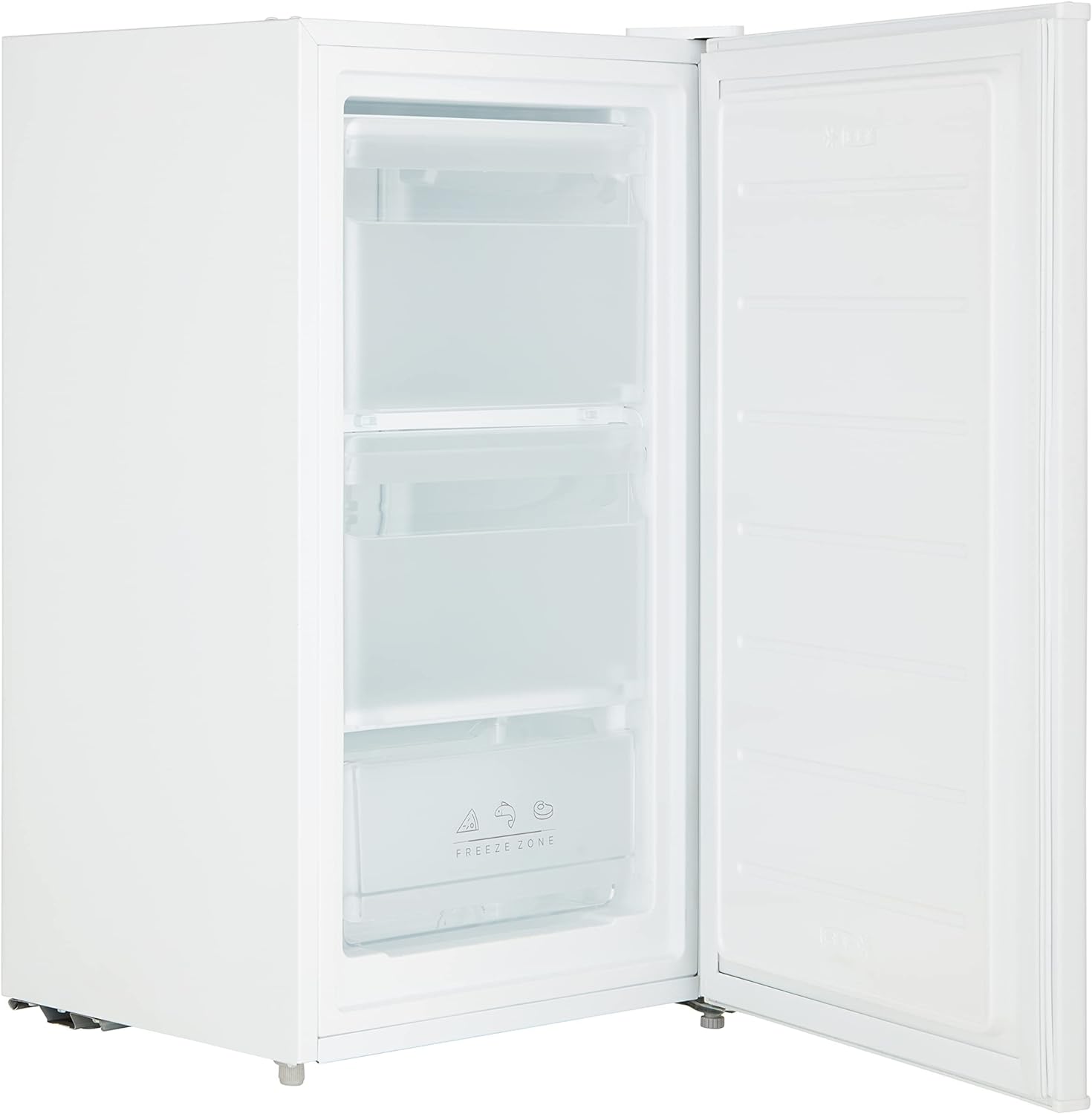 Cookology UCFZ60 48cm 60 Litre Capacity Freestanding Undercounter Freezer, Featuring a Practical Reversible Door, with 3 Large Freezer Drawers and a 4 Star Freezer Rating - In White   Import  Single ASIN  Import  Multiple ASIN ×Product customizat - Amazing Gadgets Outlet