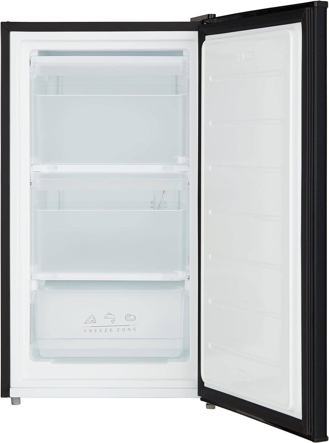 Cookology UCFZ60 48cm 60 Litre Capacity Freestanding Undercounter Freezer, Featuring a Practical Reversible Door, with 3 Large Freezer Drawers and a 4 Star Freezer Rating - In Black   Import  Single ASIN  Import  Multiple ASIN ×Product customizat - Amazing Gadgets Outlet