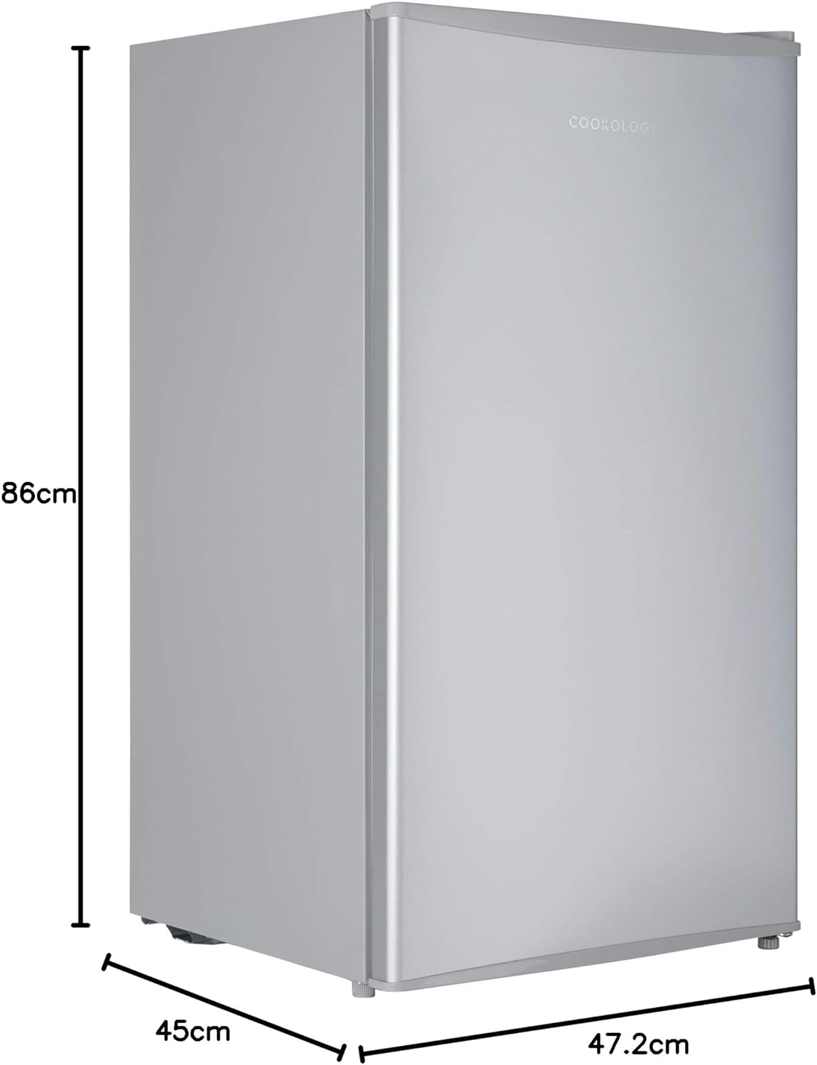 Cookology UCIF93 Undercounter Freestanding Fridge 93 Litre Capacity, Features an Adjustable Temperature Control and Legs, Reversible Door and Chiller Box - in Silver   Import  Single ASIN  Import  Multiple ASIN ×Product customization Gener - Amazing Gadgets Outlet