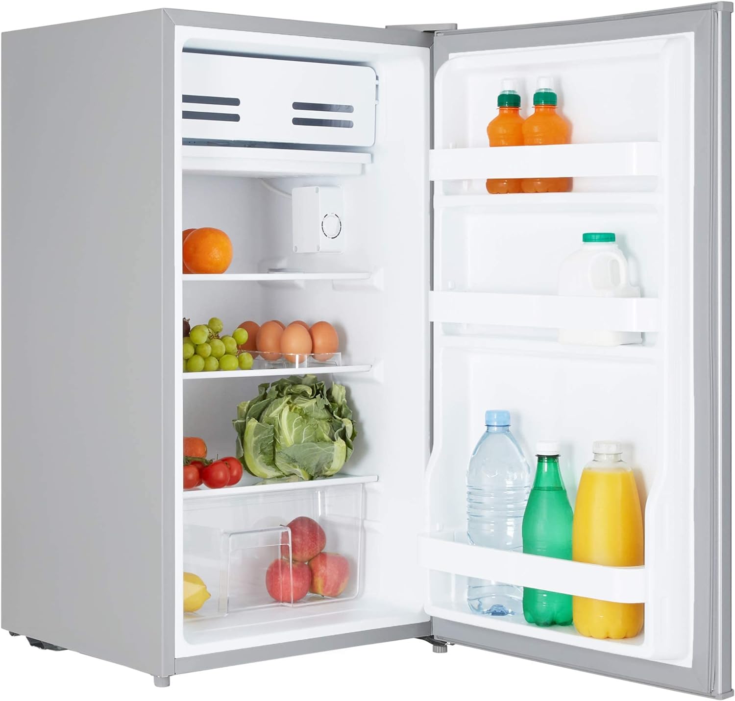 Cookology UCIF93 Undercounter Freestanding Fridge 93 Litre Capacity, Features an Adjustable Temperature Control and Legs, Reversible Door and Chiller Box - in Silver   Import  Single ASIN  Import  Multiple ASIN ×Product customization Gener - Amazing Gadgets Outlet