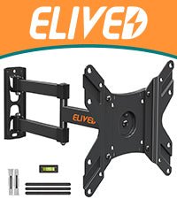 ELIVED Tilt Swivel TV Bracket for Most 14 - 40 Inch LED, LCD, OLED Flat/Curved TVs with Max VESA 200x200mm up to 15KG, Full Motion TV Wall Bracket with Articulating Arm, Monitor Wall Mount EV013   Import  Single ASIN  Import  Multiple ASIN ×Product - Amazing Gadgets Outlet