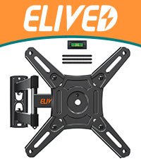 ELIVED TV Wall Bracket for Most 26 - 60 inch TVs, Tilt and Swivel Wall Mount for Flat or Curved TVs with VESA 100x100 - 400x400mm up to 40KG, Full Motion Corner TV Bracket with Articulating Arm EV009   Import  Single ASIN  Import  Multiple ASIN ×Prod - Amazing Gadgets Outlet