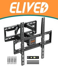 ELIVED TV Wall Bracket Tilt and Swivel TV Mount for Most 26" - 65" LCD, LED, OLED Flat/Curved TVs with Max. VESA 400x400mm up to 40KG, Full Motion TV Bracket with Strong Double Arms, EV010   Import  Single ASIN  Import  Multiple ASIN ×Product custo - Amazing Gadgets Outlet