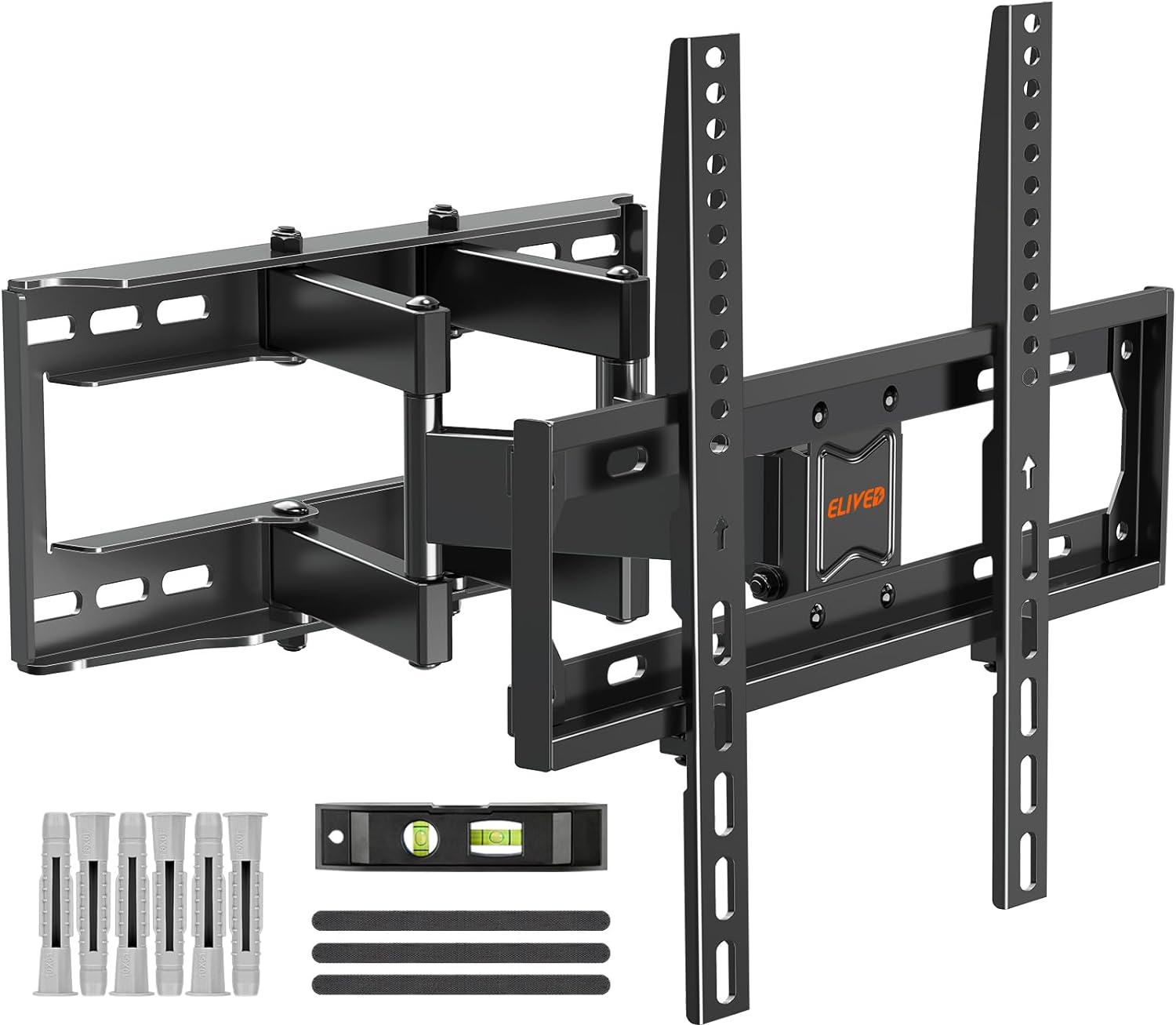 ELIVED TV Wall Bracket Tilt and Swivel TV Mount for Most 26" - 65" LCD, LED, OLED Flat/Curved TVs with Max. VESA 400x400mm up to 40KG, Full Motion TV Bracket with Strong Double Arms, EV010   Import  Single ASIN  Import  Multiple ASIN ×Product custo - Amazing Gadgets Outlet