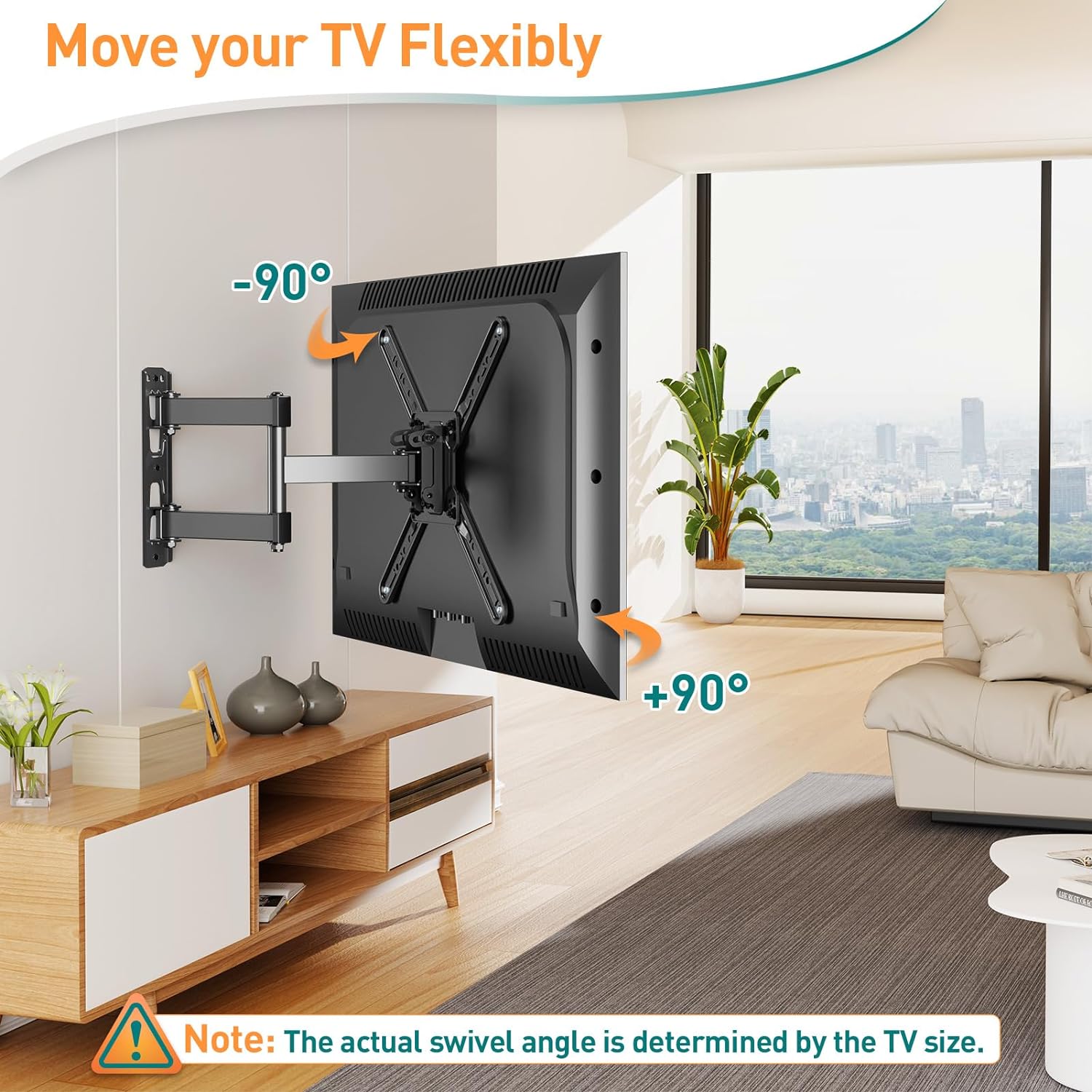 ELIVED TV Wall Bracket Tilt Swivel for Most 26 - 50 Inch LED, LCD, OLED Flat/Curved TVs with Max VESA 300x300mm up to 25KG, Full Motion TV Bracket with Articulating Arm, Monitor Wall Mount EV1033   Import  Single ASIN  Import  Multiple ASIN ×Produc - Amazing Gadgets Outlet