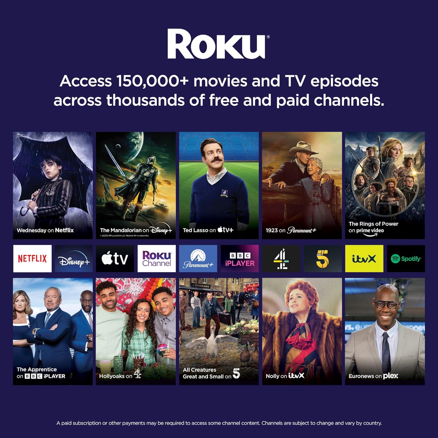 EMtronics EM32ROK Roku TV 32" Inch HD Ready 720p Smart with Netflix, Disney+, BBC, Freeview Play, Dolby Audio, Mobile Control and 3 x HDMI, USB - Black (2024 Model)   Import  Single ASIN  Import  Multiple ASIN ×Product customization Genera - Amazing Gadgets Outlet