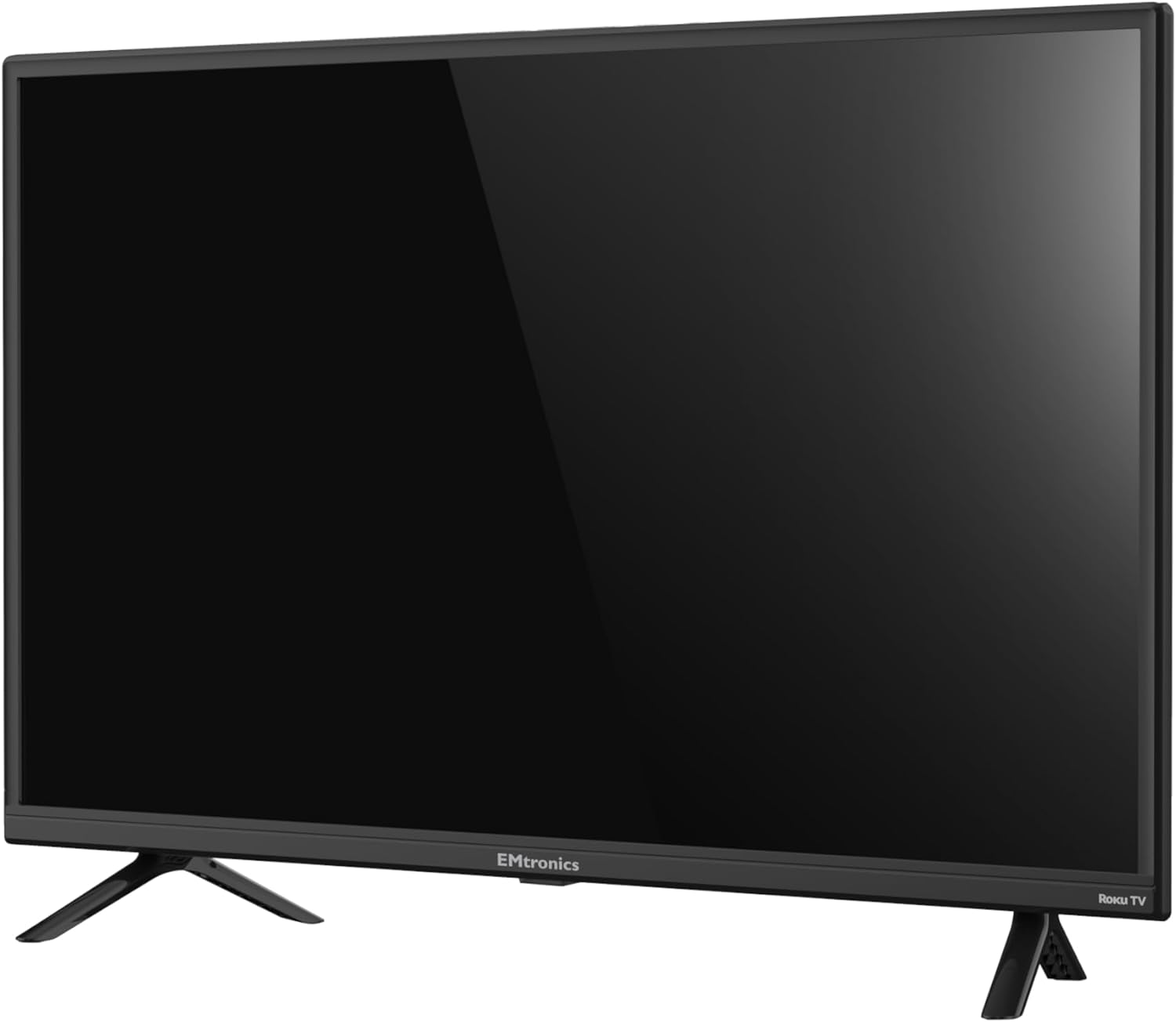 EMtronics EM32ROK Roku TV 32" Inch HD Ready 720p Smart with Netflix, Disney+, BBC, Freeview Play, Dolby Audio, Mobile Control and 3 x HDMI, USB - Black (2024 Model)   Import  Single ASIN  Import  Multiple ASIN ×Product customization Genera - Amazing Gadgets Outlet