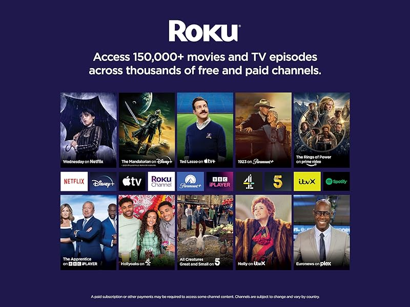 EMtronics EM32ROK Roku TV 32" Inch HD Ready 720p Smart with Netflix, Disney+, BBC, Freeview Play, Dolby Audio, Mobile Control and 3 x HDMI, USB - Black (2024 Model)   Import  Single ASIN  Import  Multiple ASIN ×Product customization Genera - Amazing Gadgets Outlet