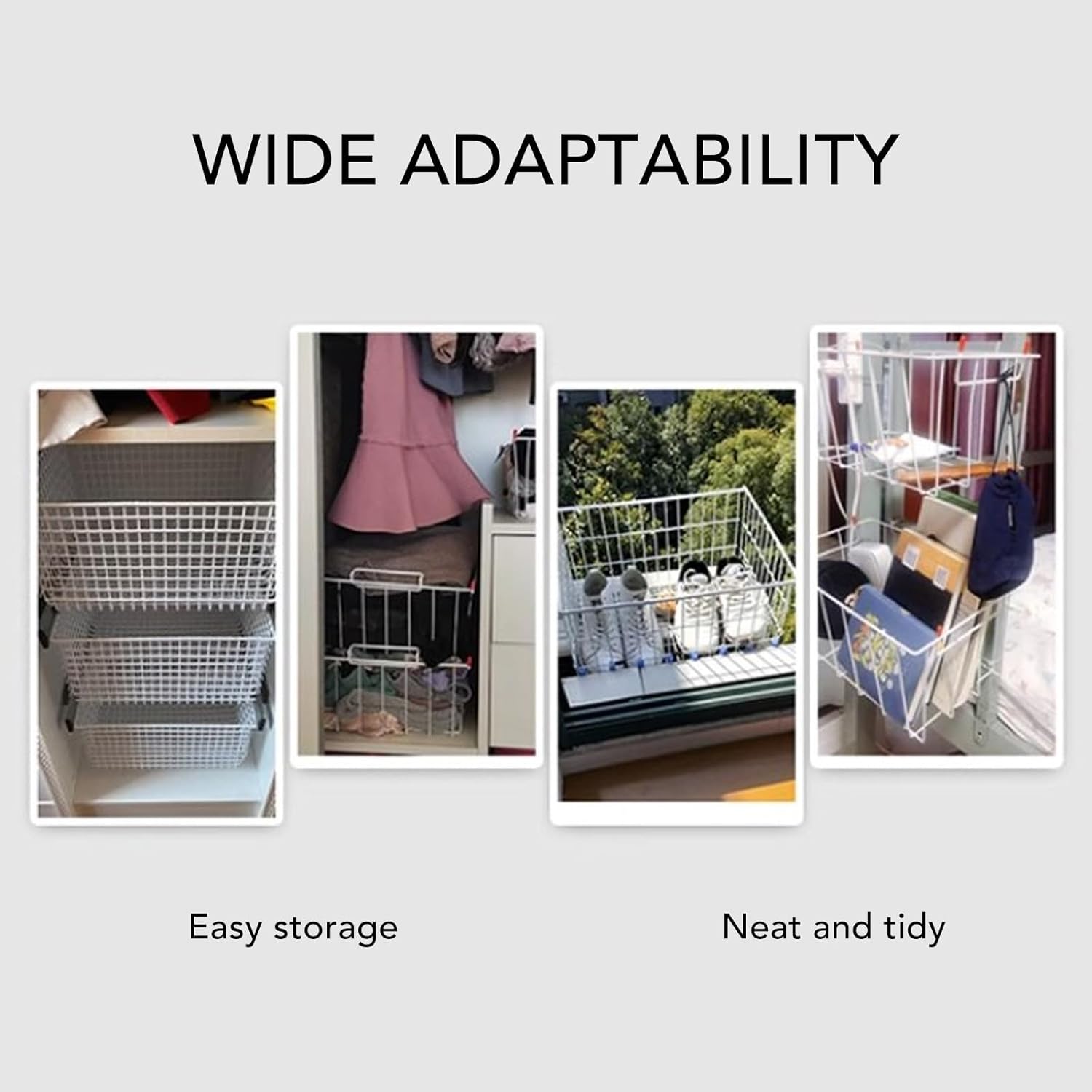 Freezer Basket, 2Pcs Chest Freezer Organizer Bins Deep Freezer Wire Basket Storage Bin with Handles, Hanging Stackable Chest Freezer Storage Baskets for Pantry Home (L 41.5cm X W   Import  Single ASIN  Import  Multiple ASIN ×Product customization - Amazing Gadgets Outlet