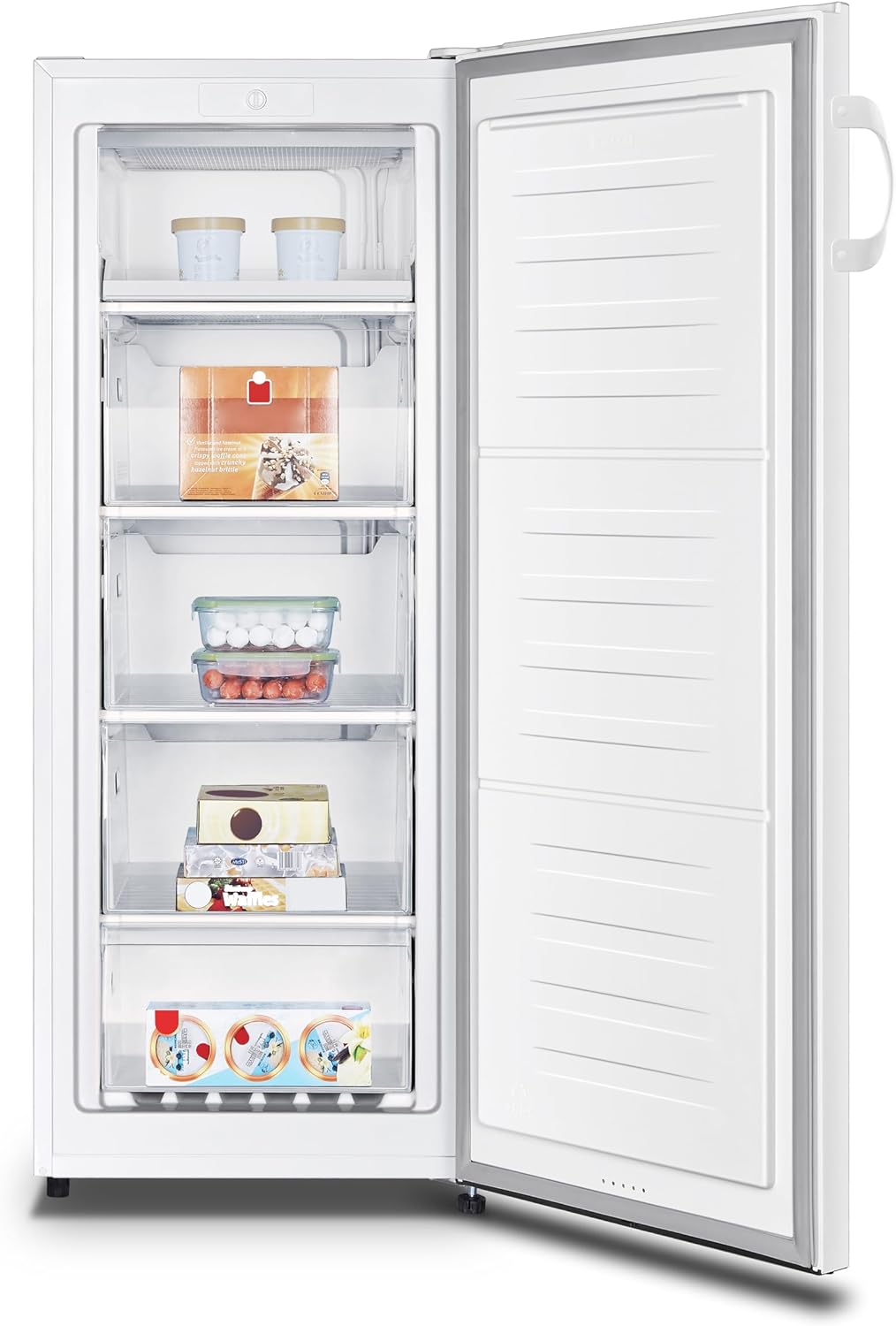 Fridgemaster MTZ55153E Freestanding Upright Freezer, 165Litres, 4 Star Freezer Rating, 55cm width, E Rated in White   Import  Single ASIN  Import  Multiple ASIN ×Product customization General Description Gallery Reviews Variations Ad - Amazing Gadgets Outlet