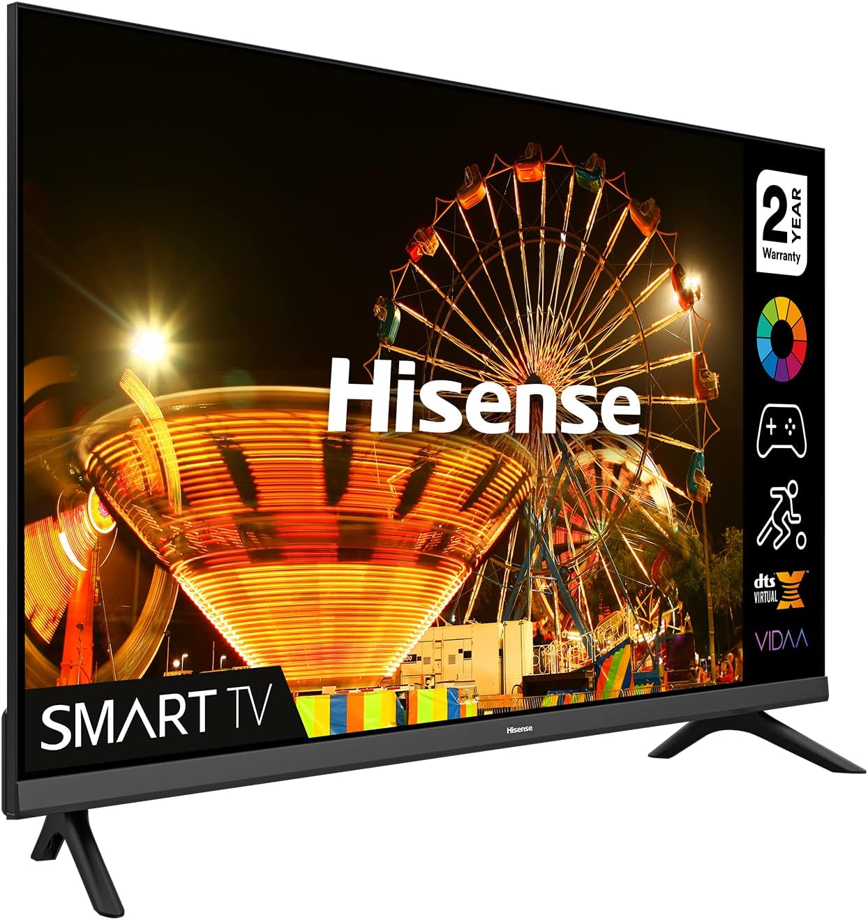 Hisense 32A4EGTUK (32 Inch) HD Smart TV, with Natural Colour Enhancer, DTS Virtual X, VIDAA U5 OS, Youtube, Netflix, Disney +, Freeview Play and WiFi (2022 NEW), Operating System VIDAA   Import  Single ASIN  Import  Multiple ASIN ×Product customi - Amazing Gadgets Outlet